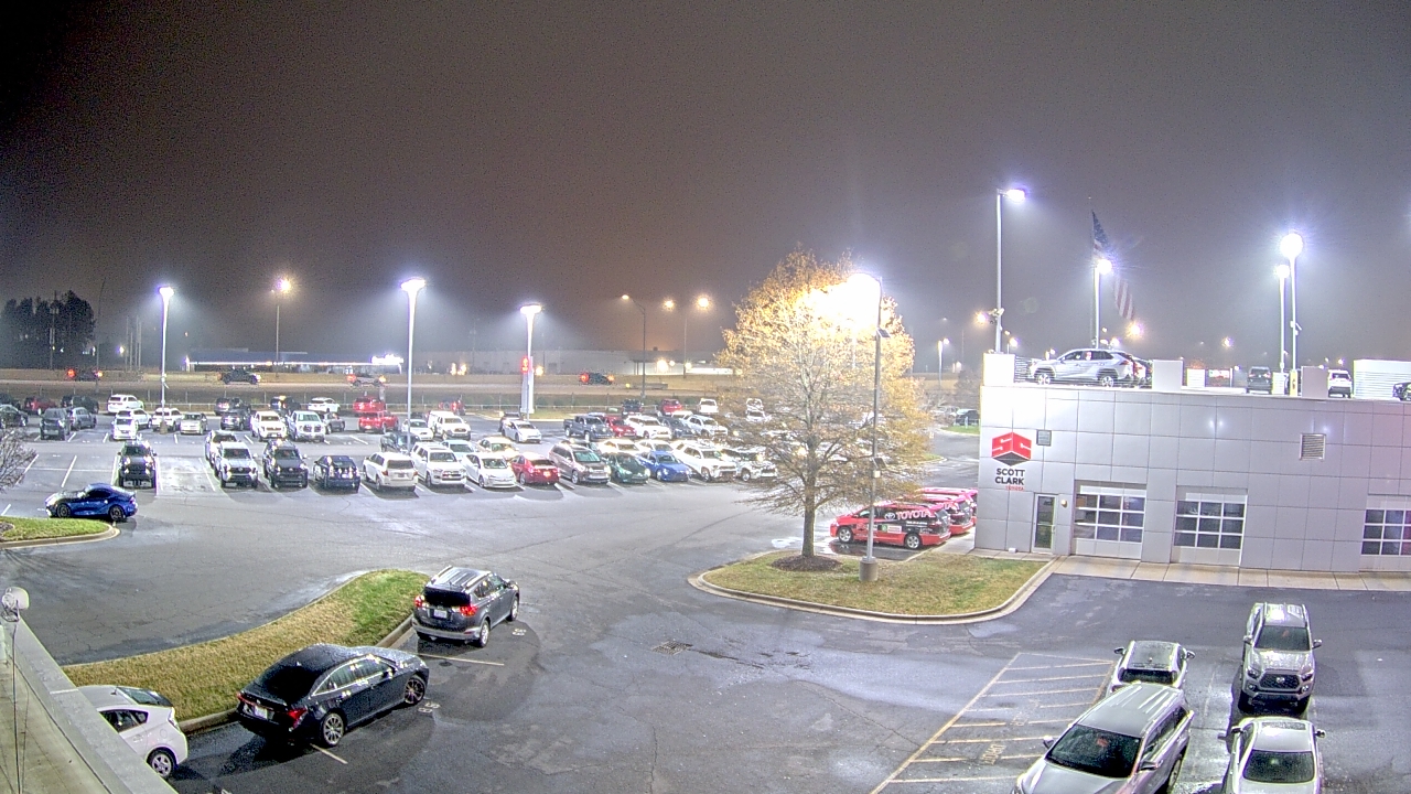 Thumbnail for current weather camera view from Scott Clarks Toyota in Stallings, North Carolina