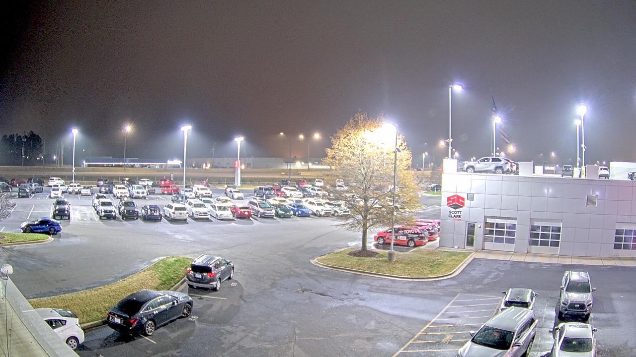 Thumbnail for current weather camera view from Scott Clarks Toyota in Stallings, North Carolina