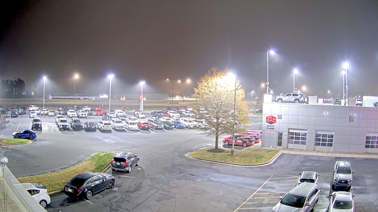 Thumbnail for current weather camera view from Scott Clarks Toyota in Stallings, North Carolina