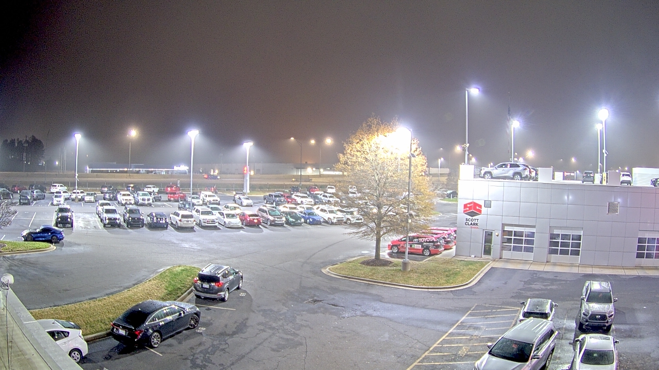 Thumbnail for current weather camera view from Scott Clarks Toyota in Stallings, North Carolina