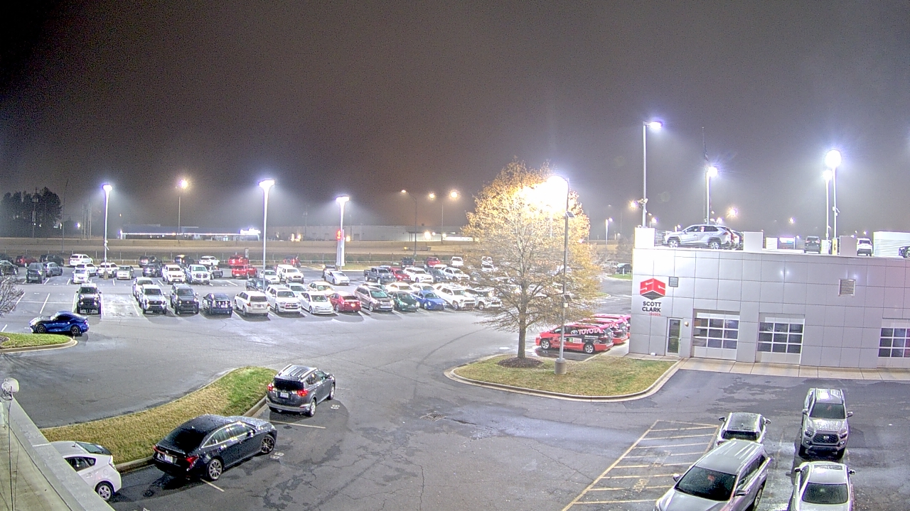 Thumbnail for current weather camera view from Scott Clarks Toyota in Stallings, North Carolina