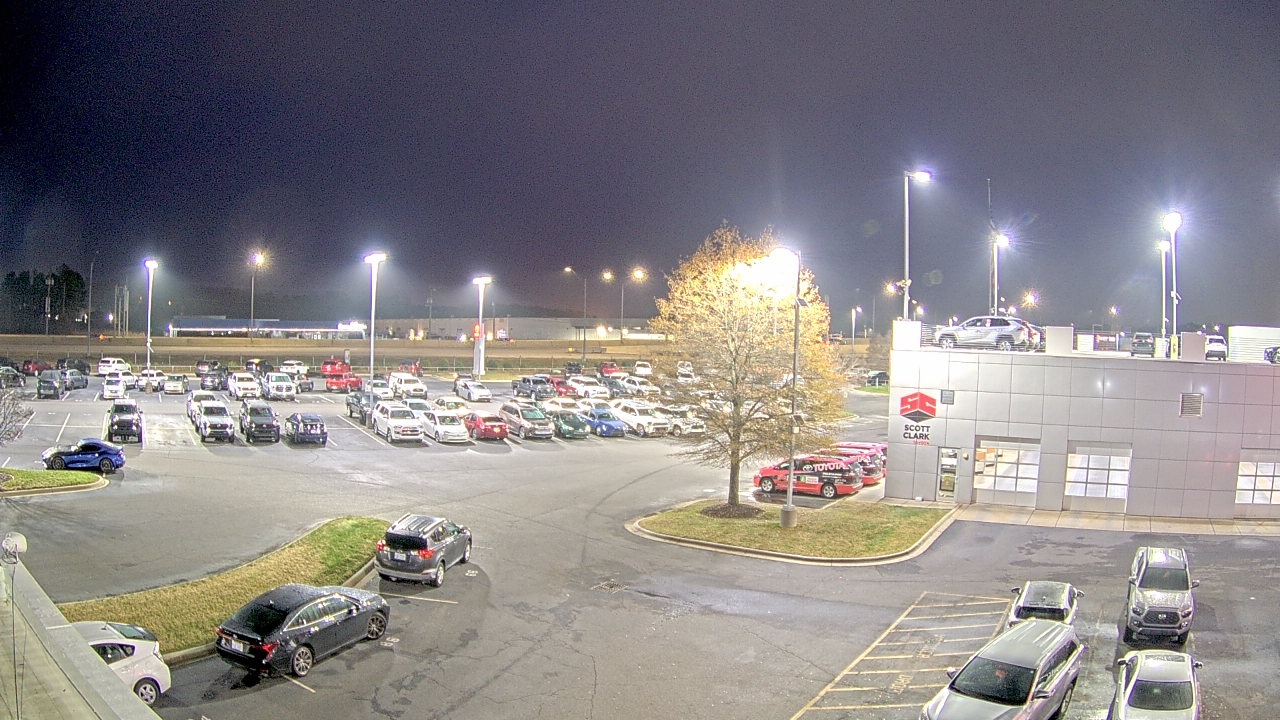 Thumbnail for current weather camera view from Scott Clarks Toyota in Stallings, North Carolina
