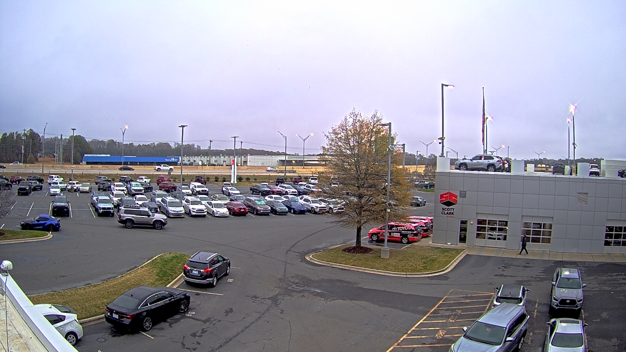 Thumbnail for current weather camera view from Scott Clarks Toyota in Stallings, North Carolina