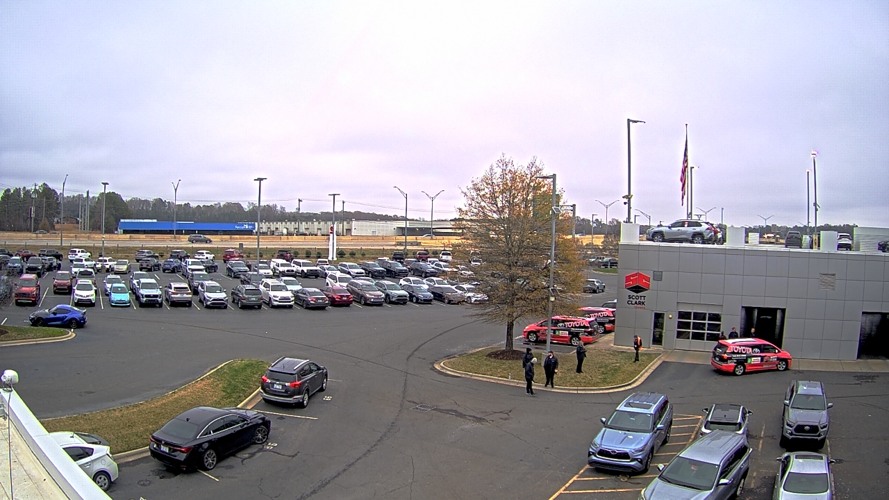 Thumbnail for current weather camera view from Scott Clarks Toyota in Stallings, North Carolina