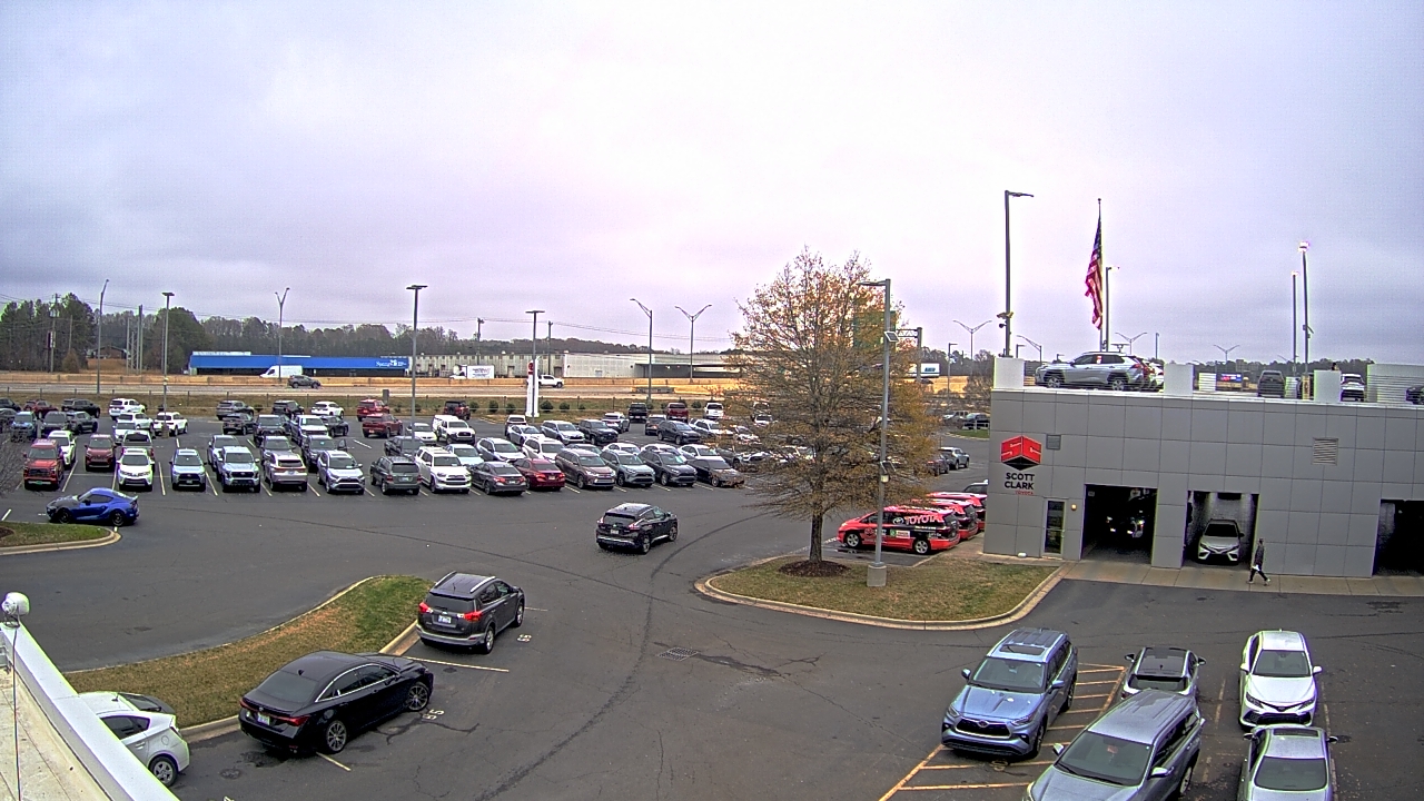 Thumbnail for current weather camera view from Scott Clarks Toyota in Stallings, North Carolina