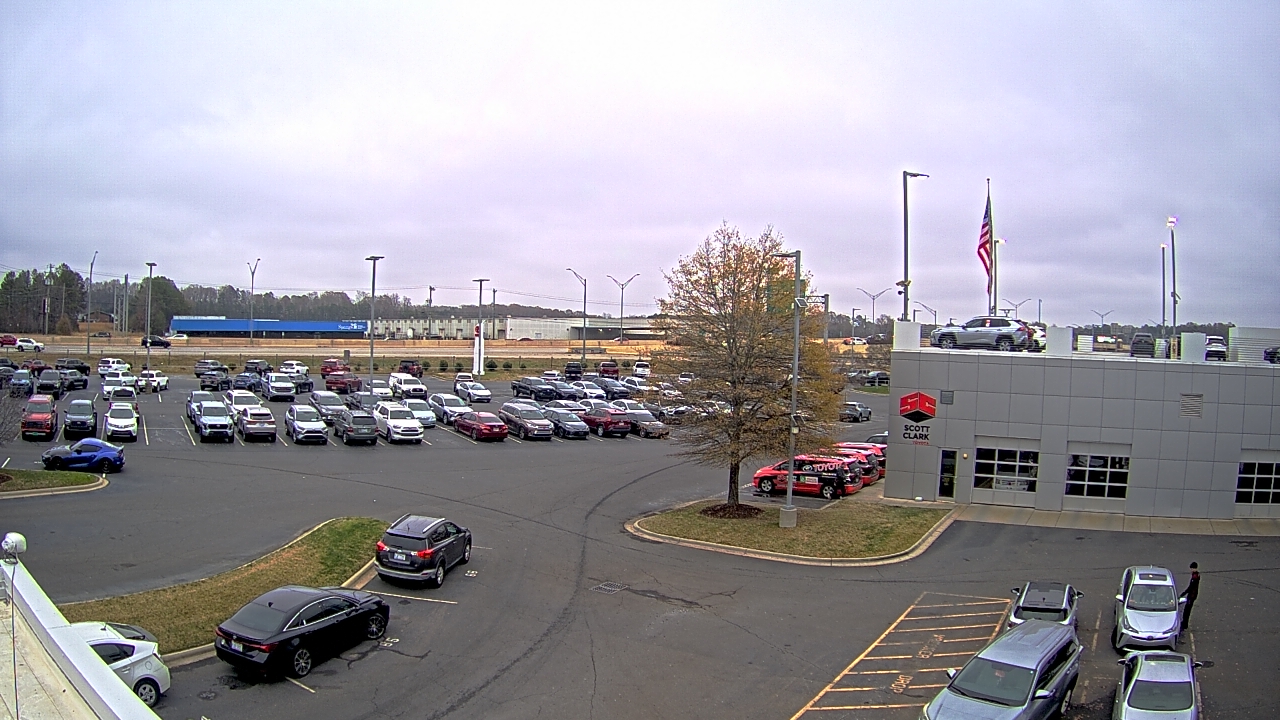 Thumbnail for current weather camera view from Scott Clarks Toyota in Stallings, North Carolina