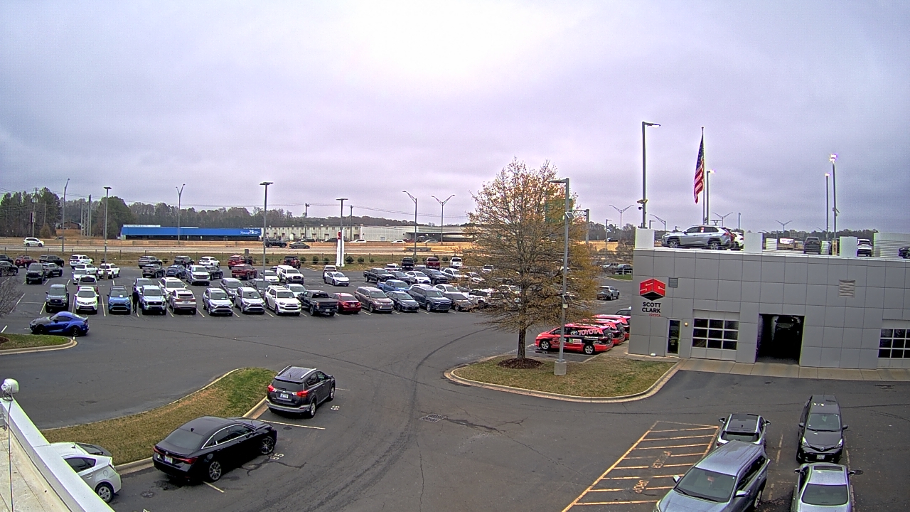 Thumbnail for current weather camera view from Scott Clarks Toyota in Stallings, North Carolina