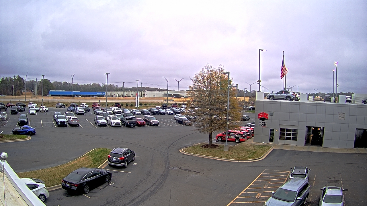 Thumbnail for current weather camera view from Scott Clarks Toyota in Stallings, North Carolina