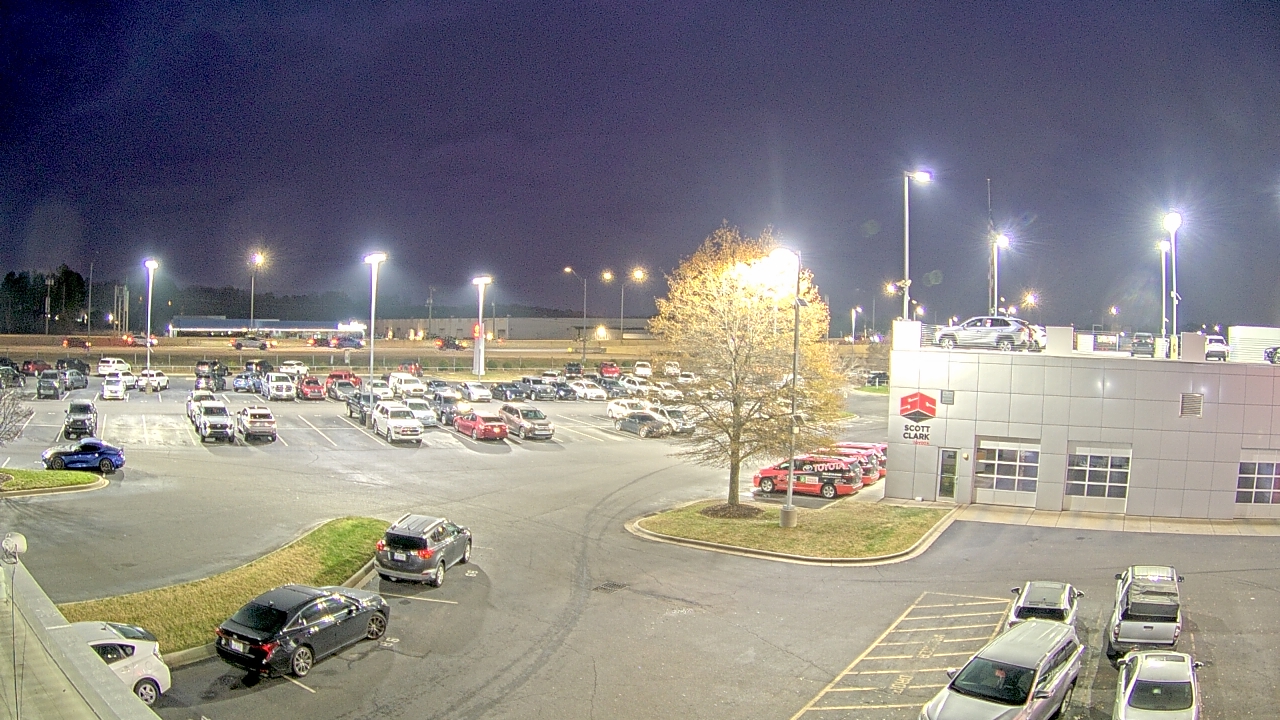 Thumbnail for current weather camera view from Scott Clarks Toyota in Stallings, North Carolina