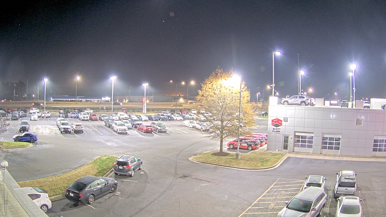 Thumbnail for current weather camera view from Scott Clarks Toyota in Stallings, North Carolina