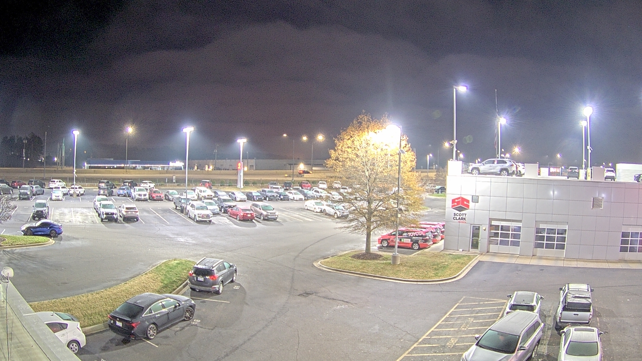 Thumbnail for current weather camera view from Scott Clarks Toyota in Stallings, North Carolina