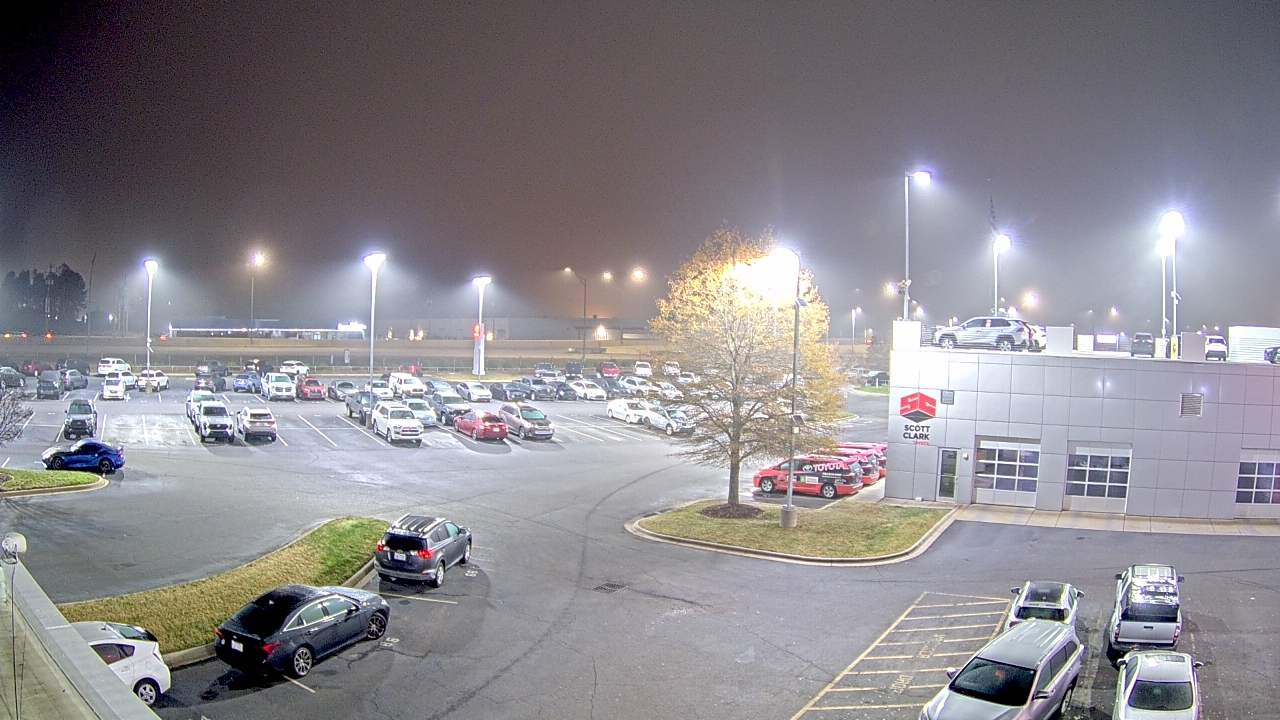 Thumbnail for current weather camera view from Scott Clarks Toyota in Stallings, North Carolina