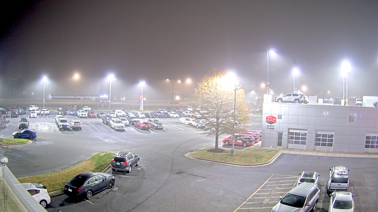 Thumbnail for current weather camera view from Scott Clarks Toyota in Stallings, North Carolina