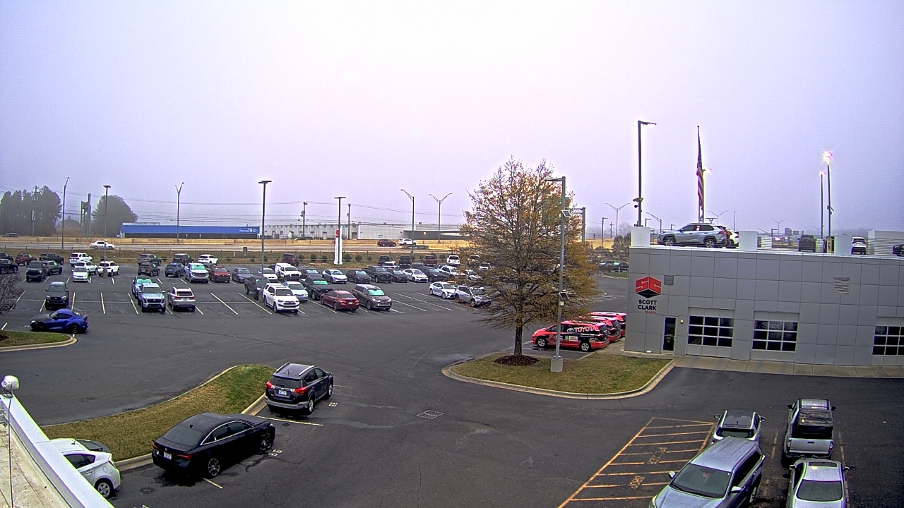 Thumbnail for current weather camera view from Scott Clarks Toyota in Stallings, North Carolina