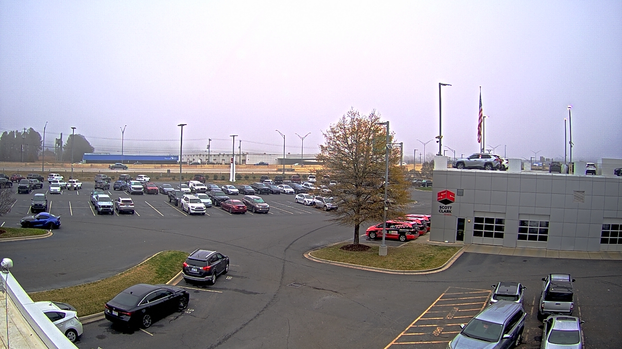 Thumbnail for current weather camera view from Scott Clarks Toyota in Stallings, North Carolina