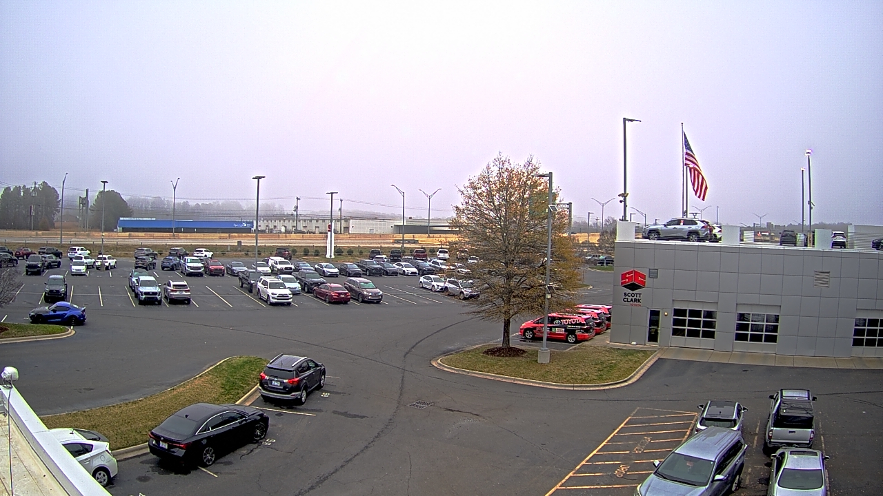 Thumbnail for current weather camera view from Scott Clarks Toyota in Stallings, North Carolina