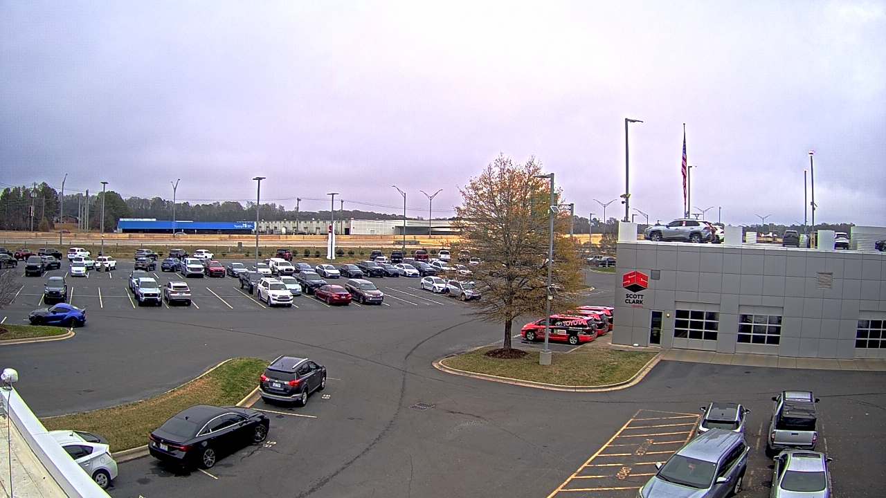 Thumbnail for current weather camera view from Scott Clarks Toyota in Stallings, North Carolina