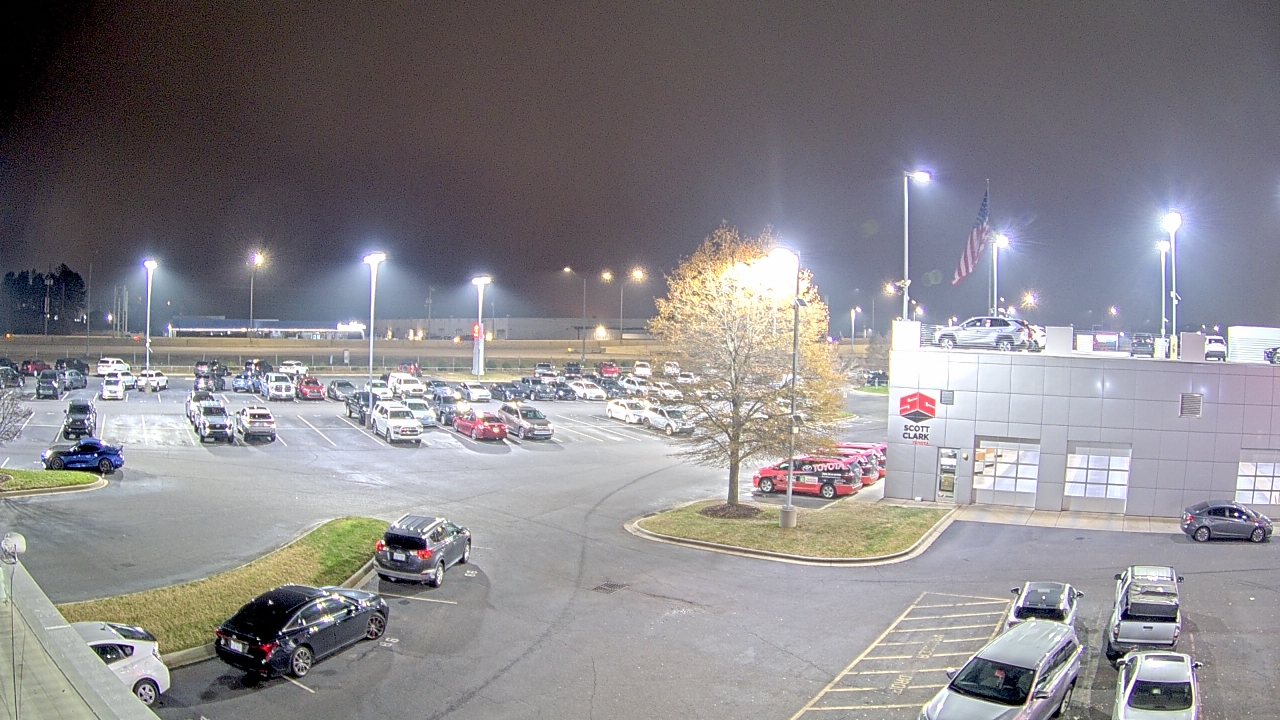 Thumbnail for current weather camera view from Scott Clarks Toyota in Stallings, North Carolina