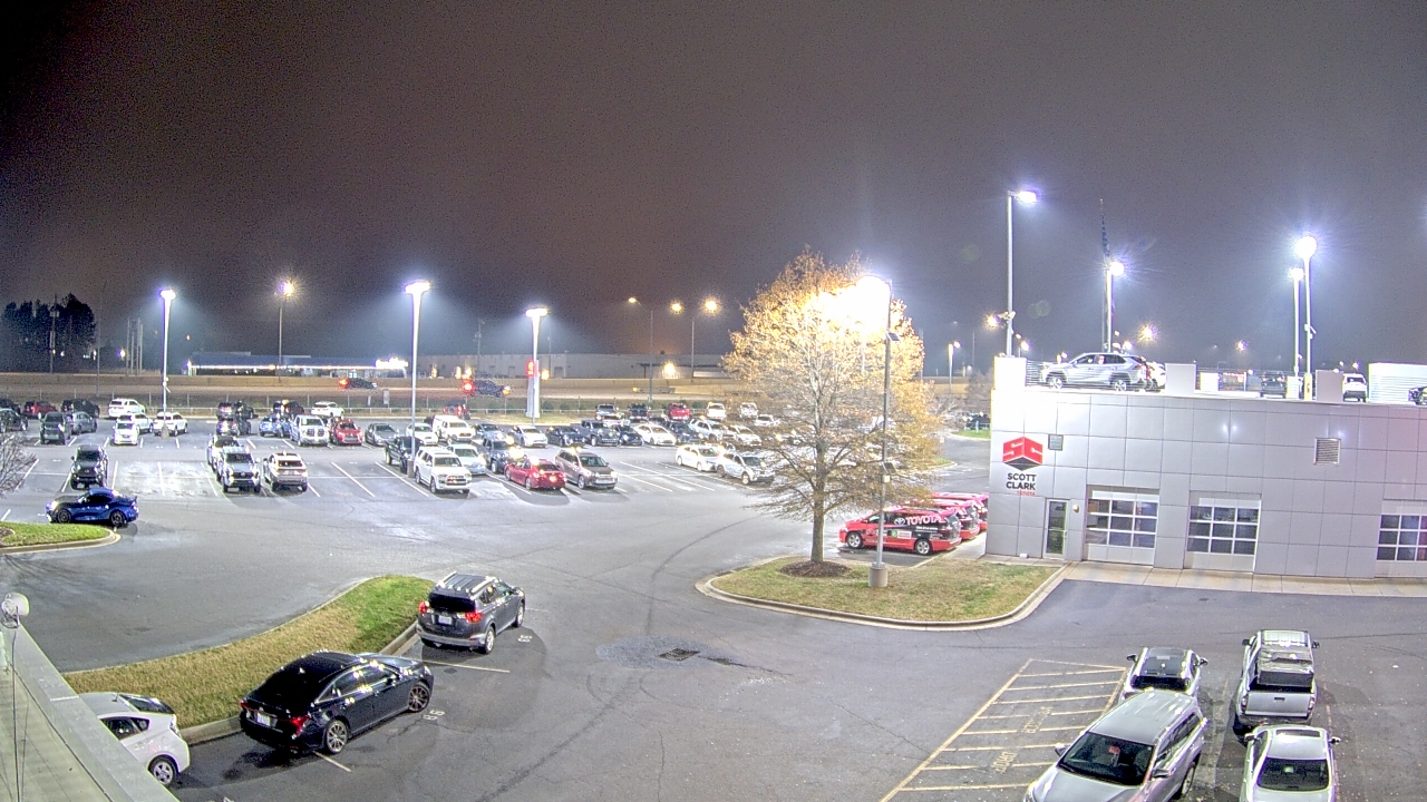 Thumbnail for current weather camera view from Scott Clarks Toyota in Stallings, North Carolina