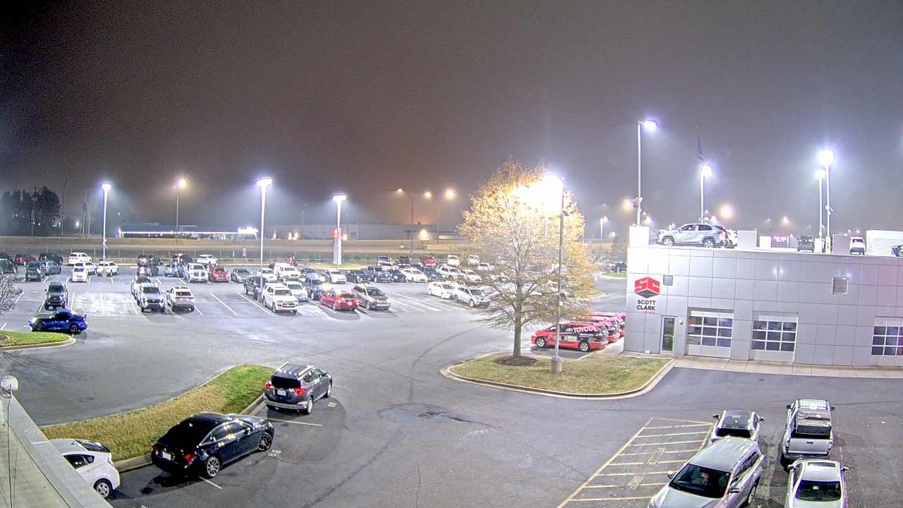 Thumbnail for current weather camera view from Scott Clarks Toyota in Stallings, North Carolina