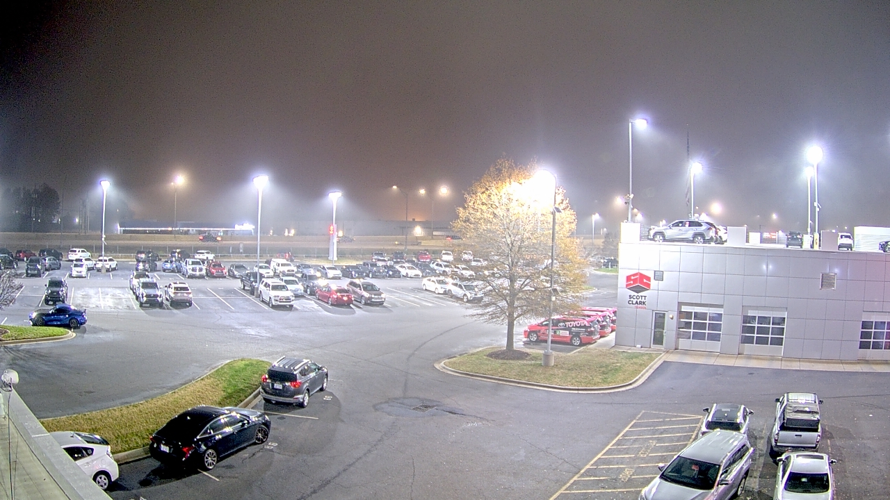 Thumbnail for current weather camera view from Scott Clarks Toyota in Stallings, North Carolina