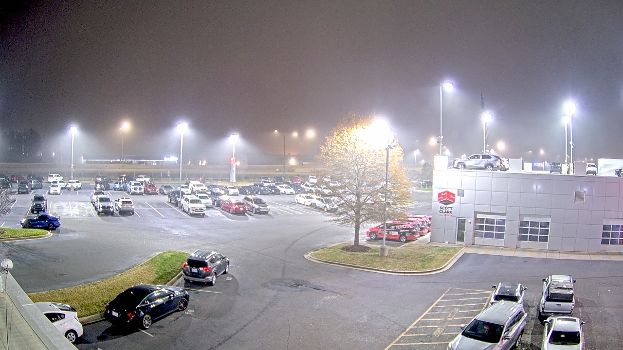 Thumbnail for current weather camera view from Scott Clarks Toyota in Stallings, North Carolina