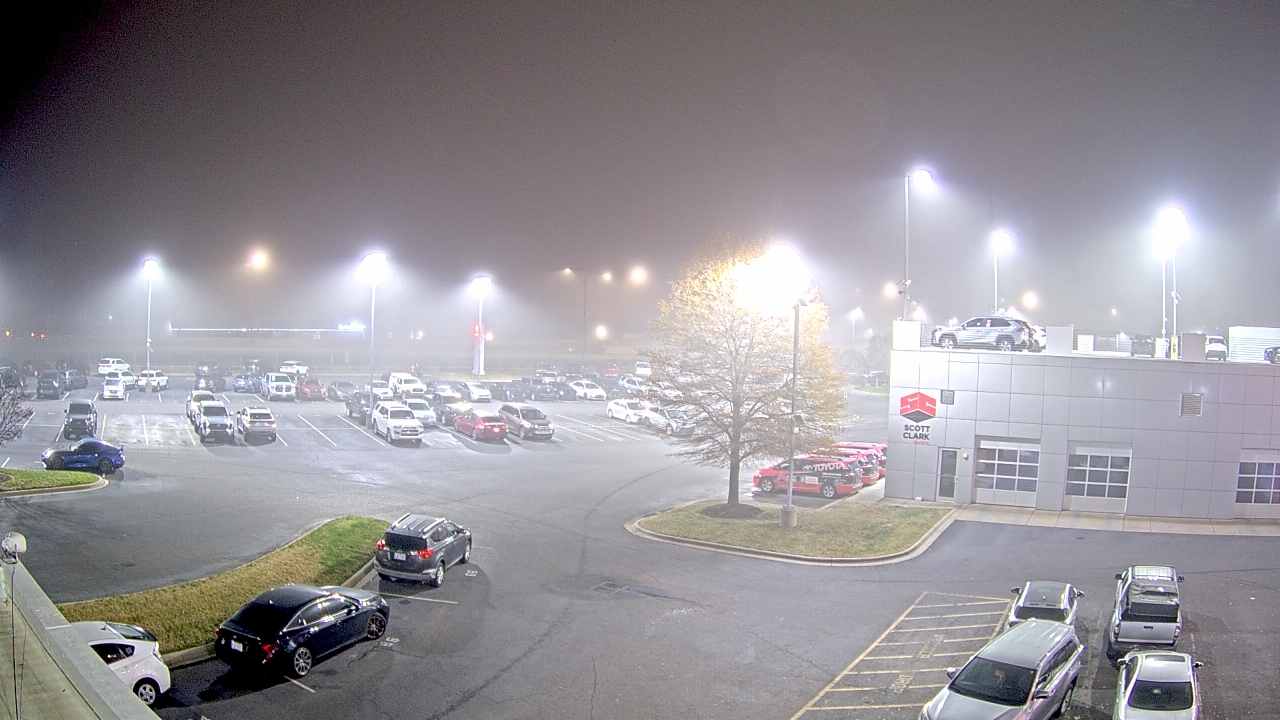 Thumbnail for current weather camera view from Scott Clarks Toyota in Stallings, North Carolina