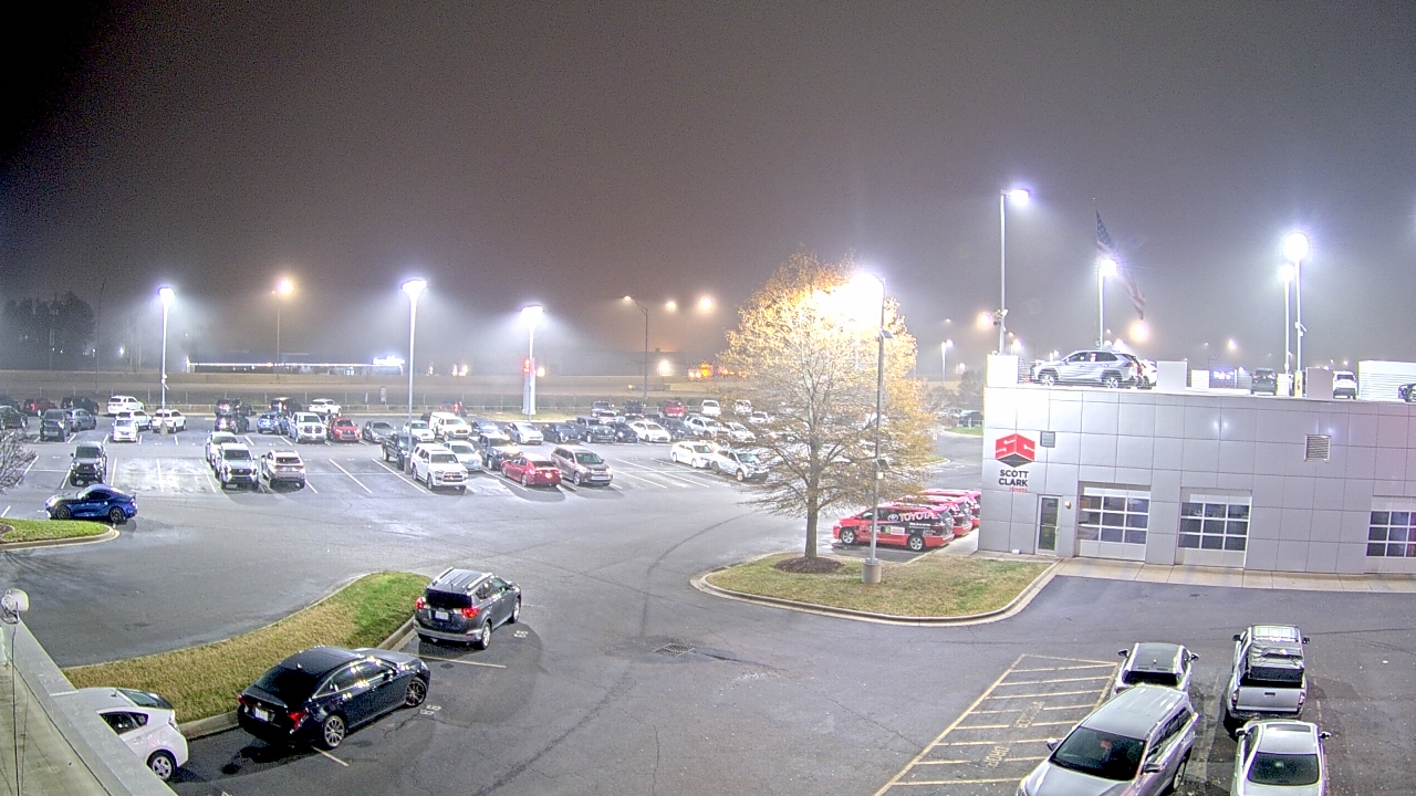 Thumbnail for current weather camera view from Scott Clarks Toyota in Stallings, North Carolina