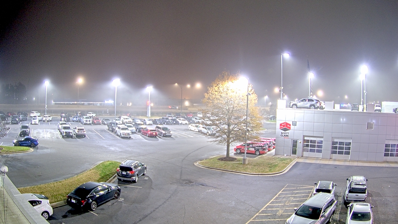 Thumbnail for current weather camera view from Scott Clarks Toyota in Stallings, North Carolina