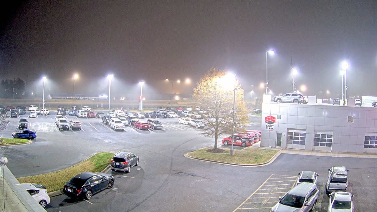 Thumbnail for current weather camera view from Scott Clarks Toyota in Stallings, North Carolina