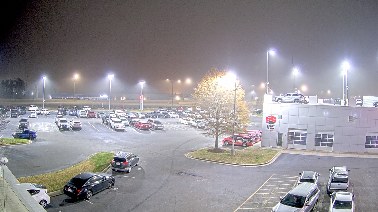 Thumbnail for current weather camera view from Scott Clarks Toyota in Stallings, North Carolina