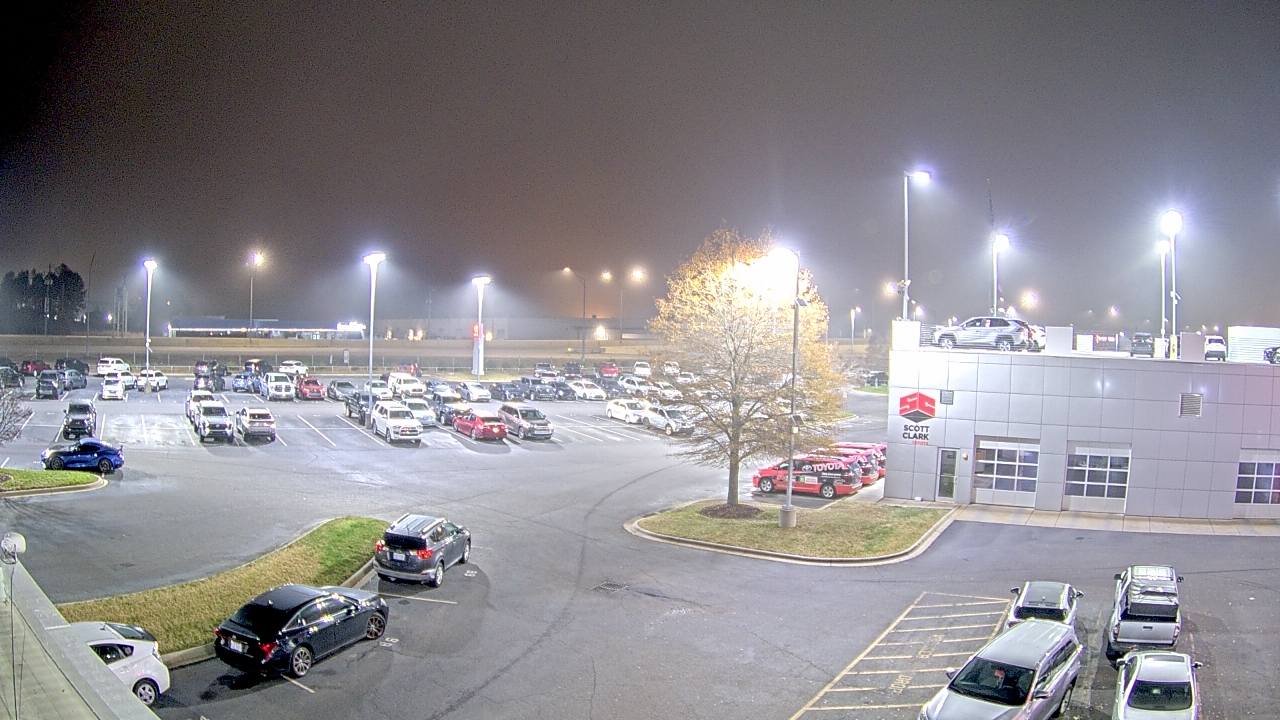 Thumbnail for current weather camera view from Scott Clarks Toyota in Stallings, North Carolina