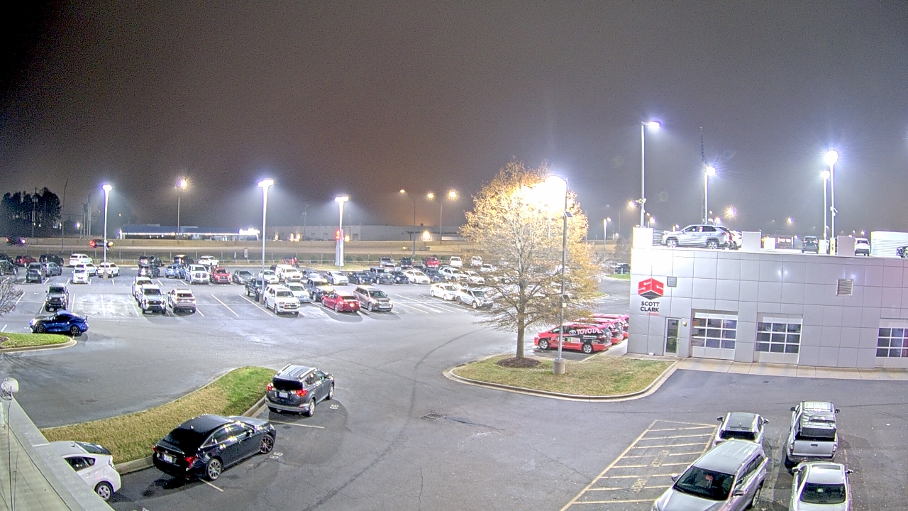 Thumbnail for current weather camera view from Scott Clarks Toyota in Stallings, North Carolina