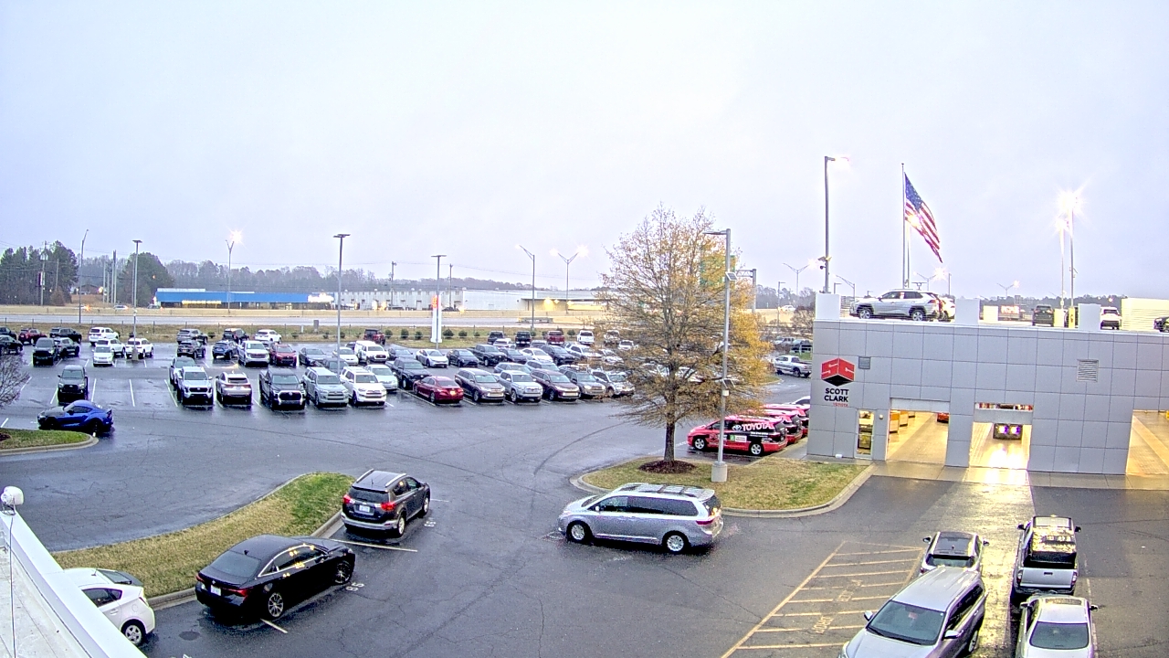Thumbnail for current weather camera view from Scott Clarks Toyota in Stallings, North Carolina