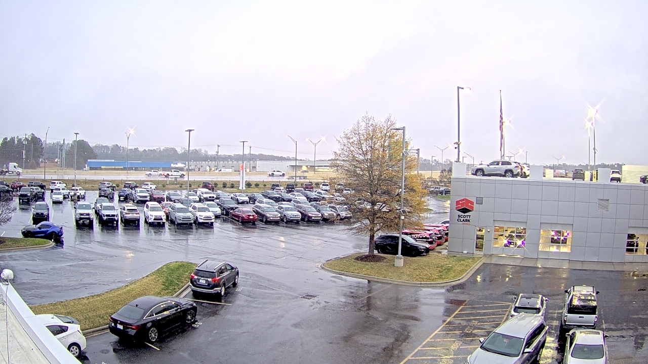 Thumbnail for current weather camera view from Scott Clarks Toyota in Stallings, North Carolina