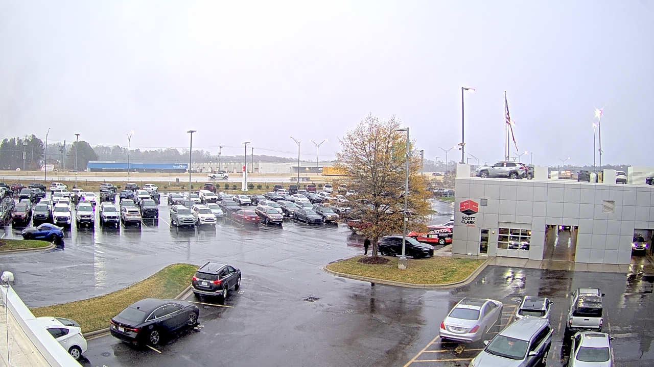 Thumbnail for current weather camera view from Scott Clarks Toyota in Stallings, North Carolina