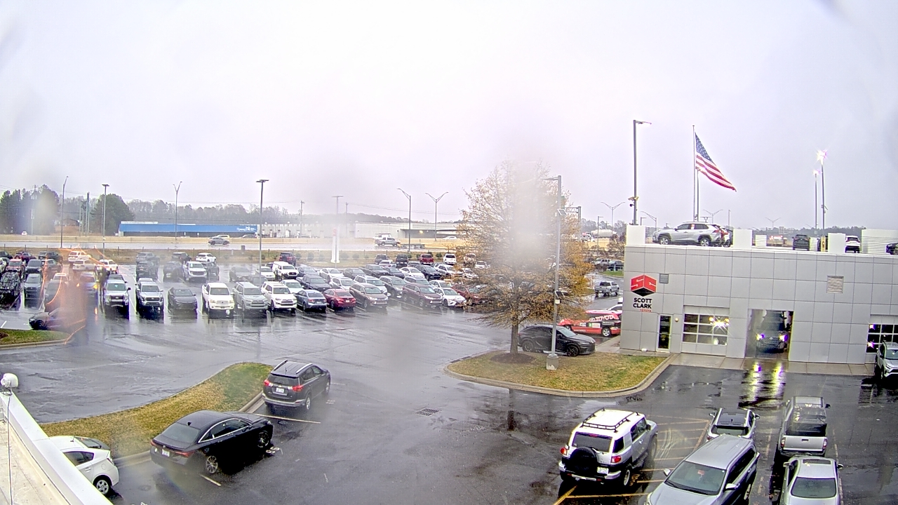 Thumbnail for current weather camera view from Scott Clarks Toyota in Stallings, North Carolina