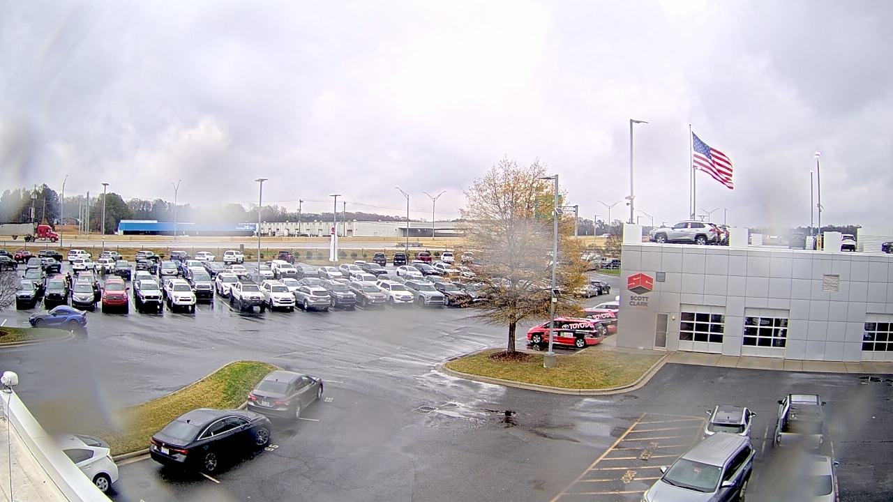 Thumbnail for current weather camera view from Scott Clarks Toyota in Stallings, North Carolina