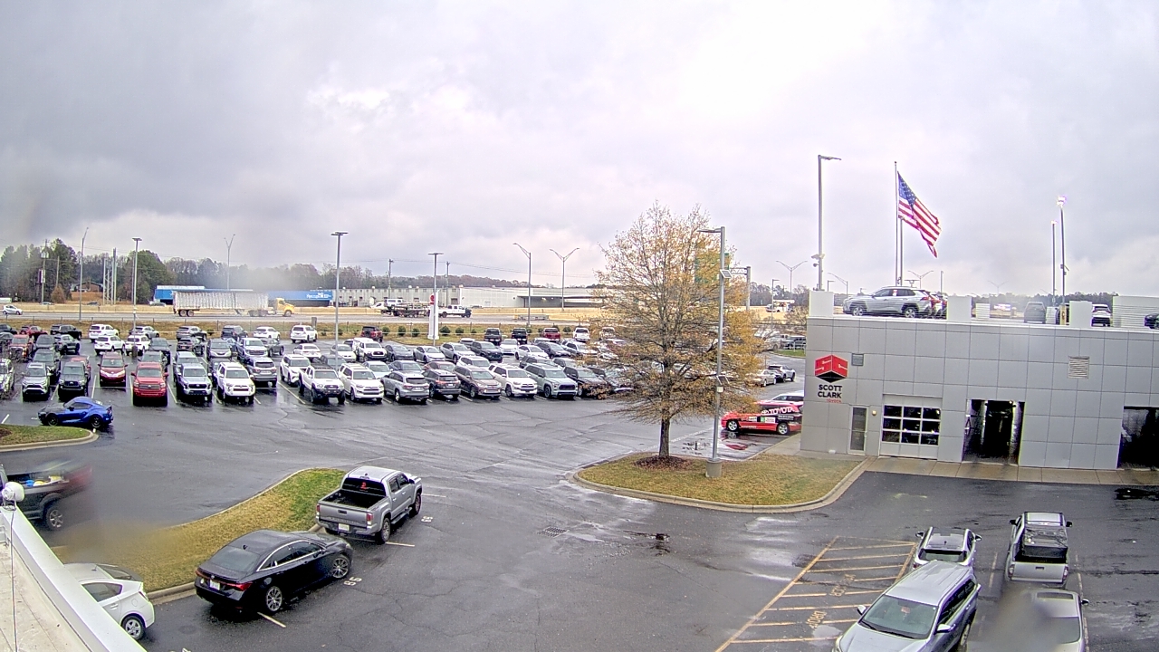 Thumbnail for current weather camera view from Scott Clarks Toyota in Stallings, North Carolina
