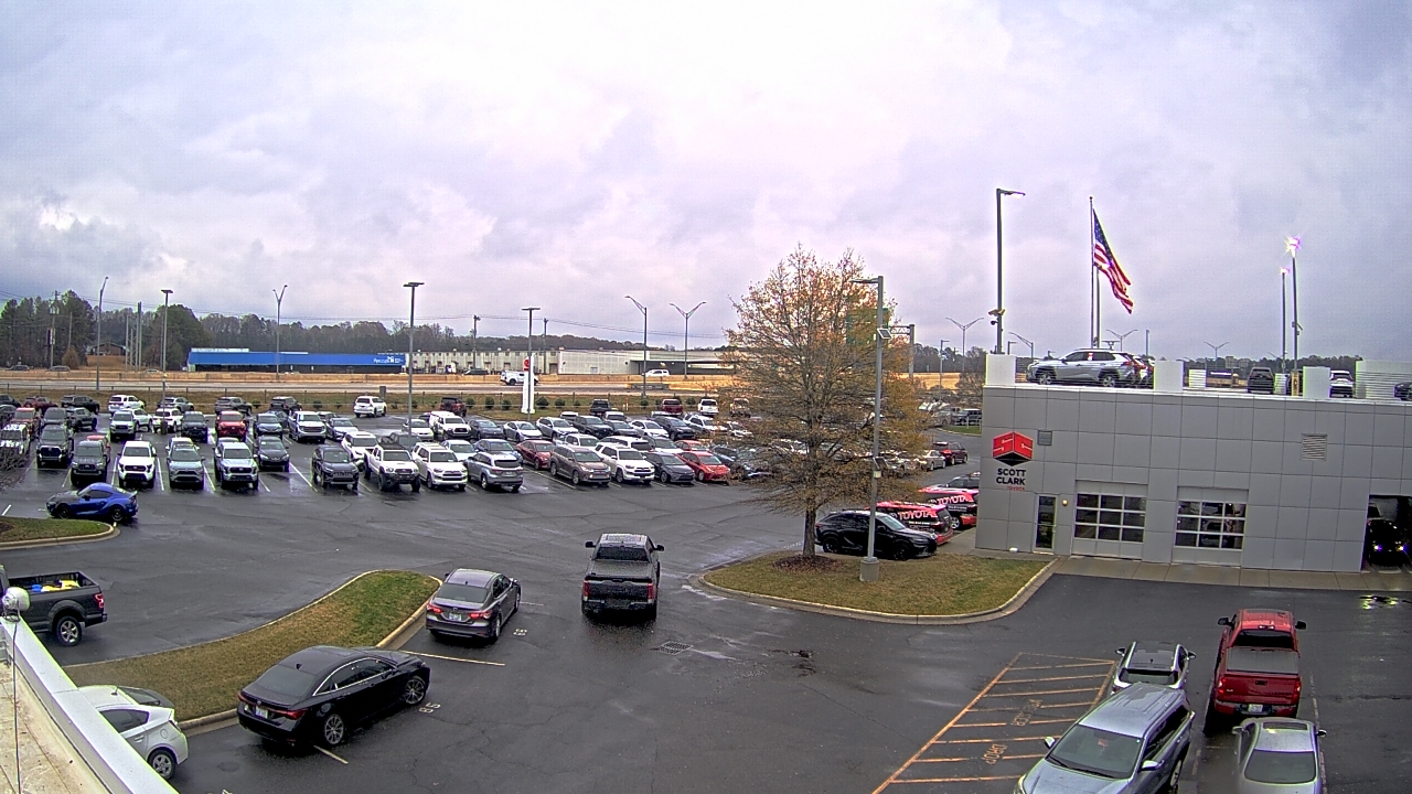Thumbnail for current weather camera view from Scott Clarks Toyota in Stallings, North Carolina