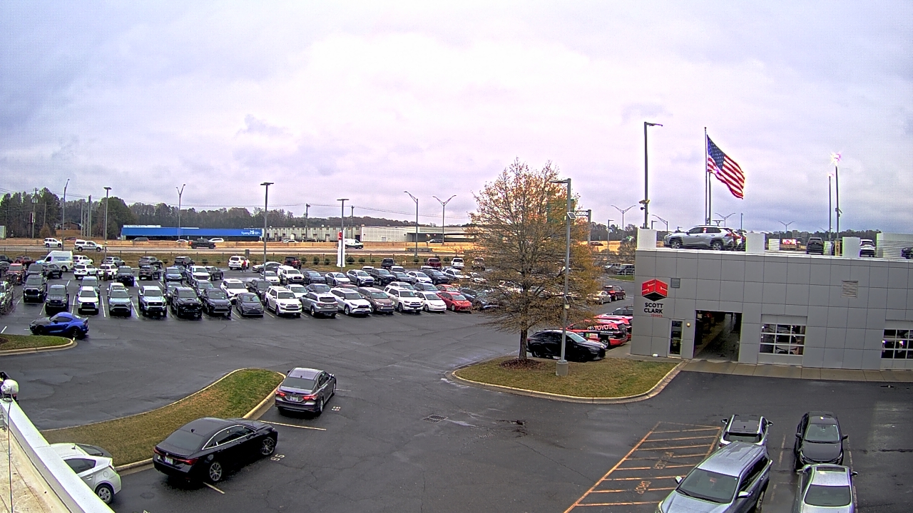 Thumbnail for current weather camera view from Scott Clarks Toyota in Stallings, North Carolina