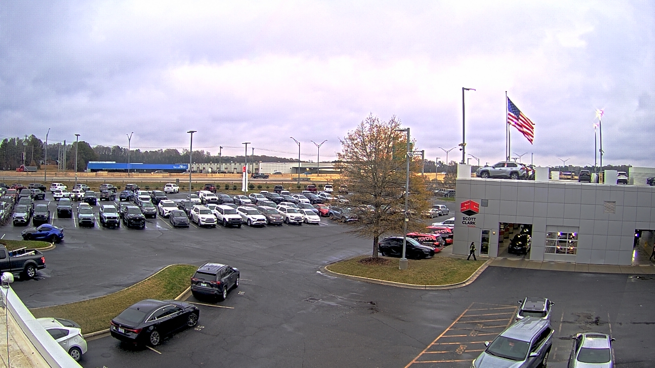 Thumbnail for current weather camera view from Scott Clarks Toyota in Stallings, North Carolina