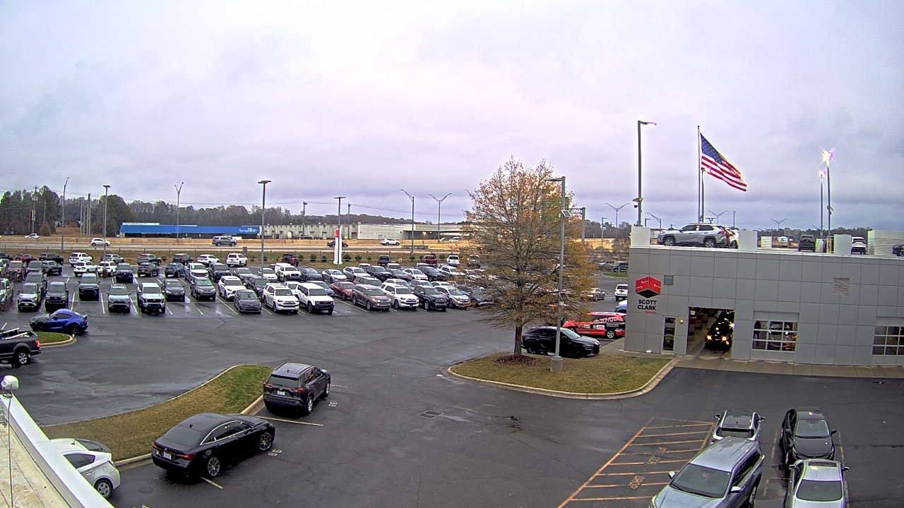 Thumbnail for current weather camera view from Scott Clarks Toyota in Stallings, North Carolina