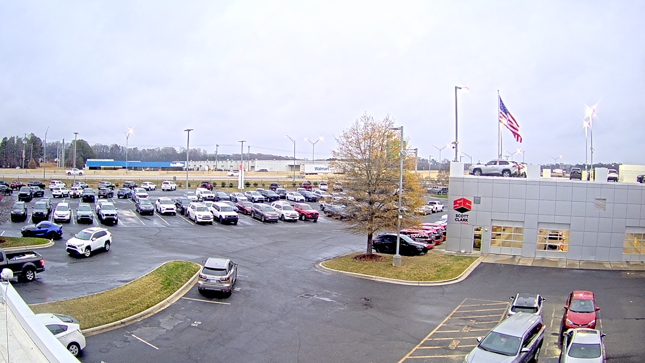 Thumbnail for current weather camera view from Scott Clarks Toyota in Stallings, North Carolina