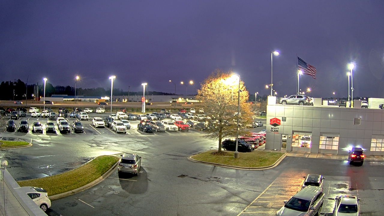 Thumbnail for current weather camera view from Scott Clarks Toyota in Stallings, North Carolina