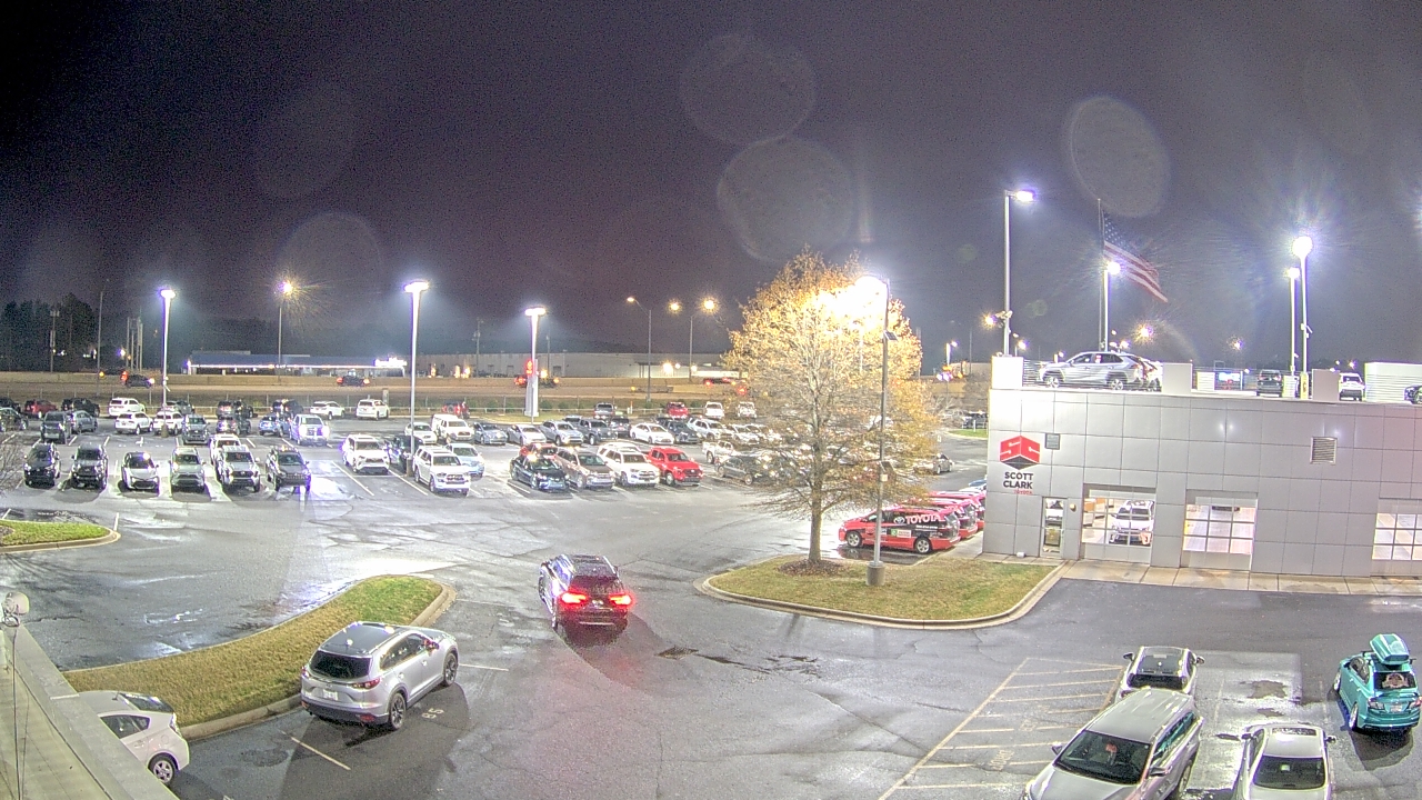 Thumbnail for current weather camera view from Scott Clarks Toyota in Stallings, North Carolina