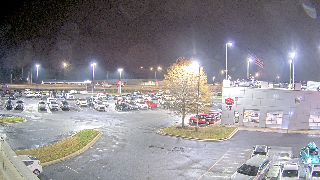 Thumbnail for current weather camera view from Scott Clarks Toyota in Stallings, North Carolina