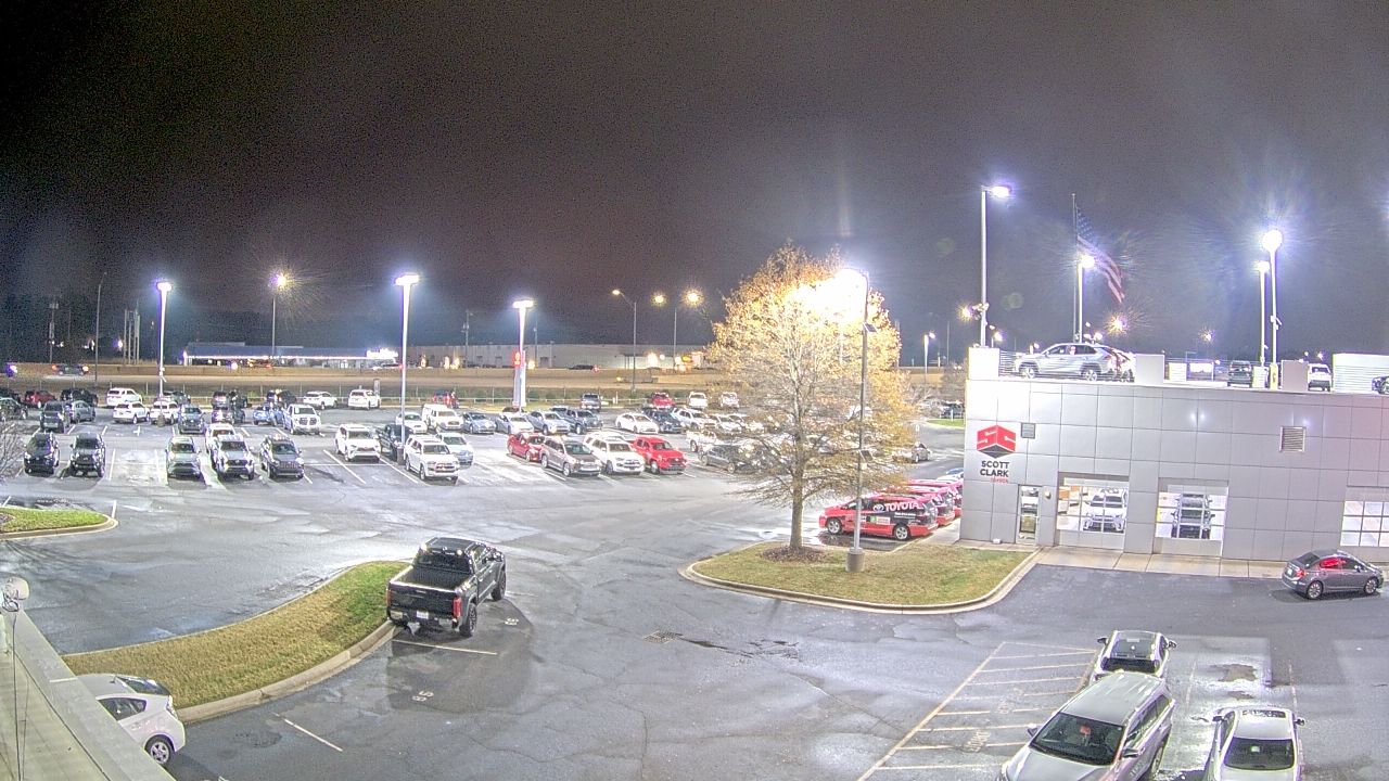 Thumbnail for current weather camera view from Scott Clarks Toyota in Stallings, North Carolina