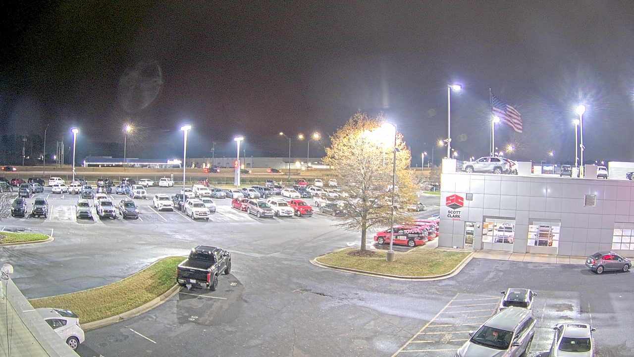 Thumbnail for current weather camera view from Scott Clarks Toyota in Stallings, North Carolina