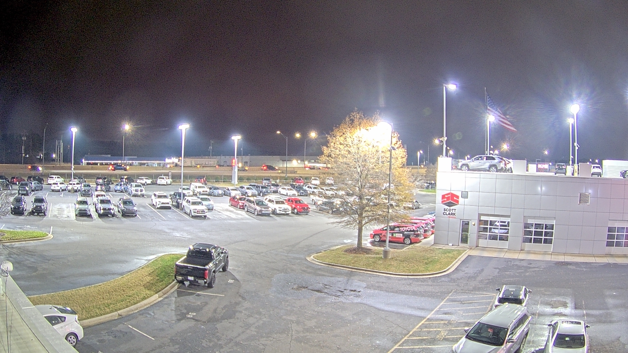 Thumbnail for current weather camera view from Scott Clarks Toyota in Stallings, North Carolina